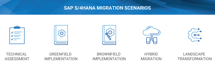 S4-HANA-Migration scenarios